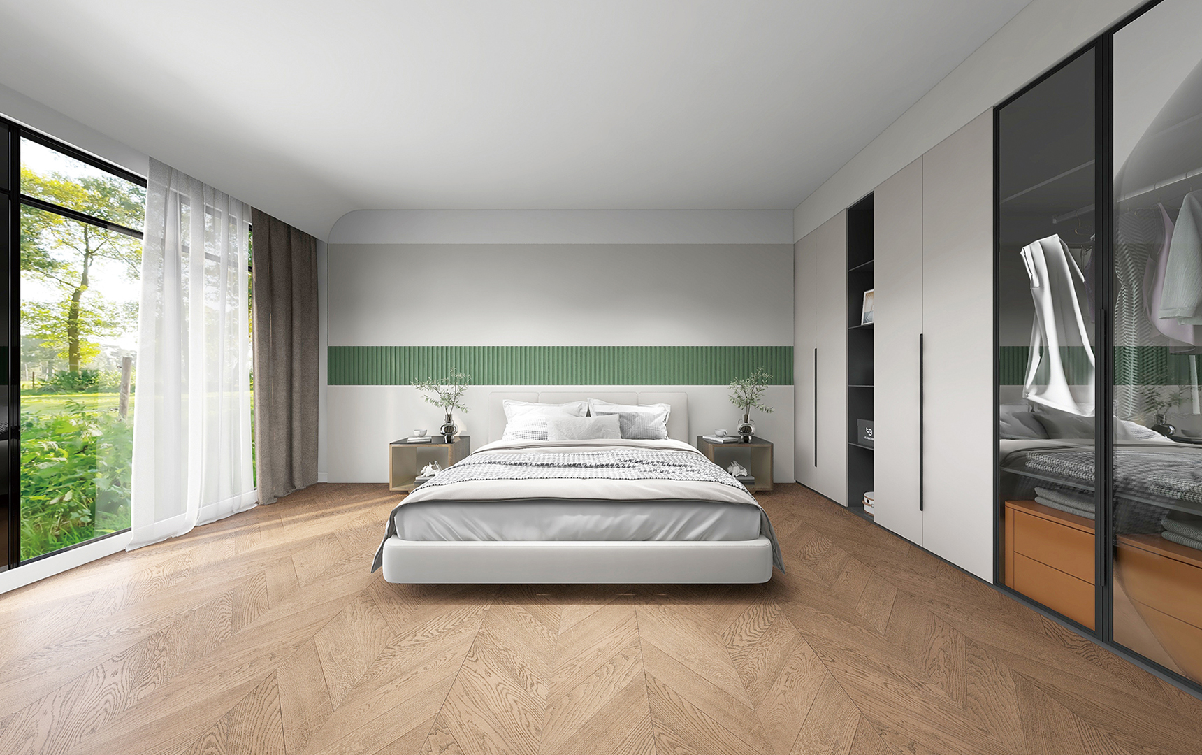 玫瑰金色橡木魚(yú)骨拼花0,進(jìn)口地板